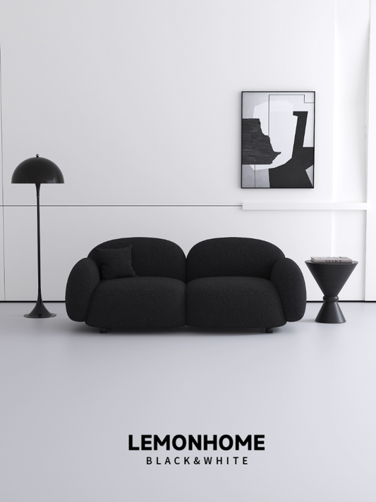 Canapé double en tissu de style nordique