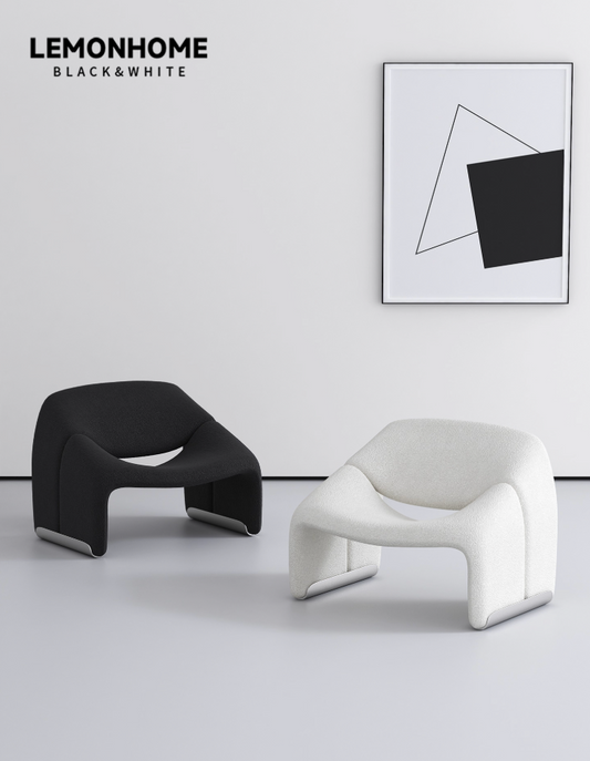 Fauteuil minimaliste et décontracté