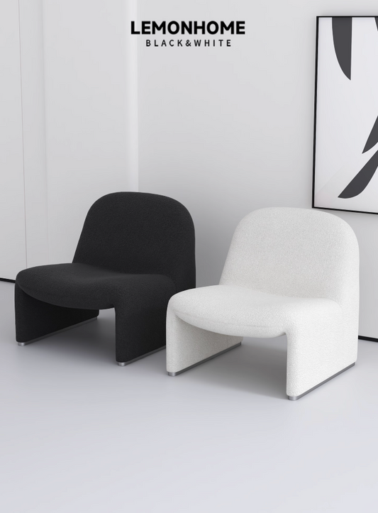 Fauteuil décontracté de style minimaliste italien