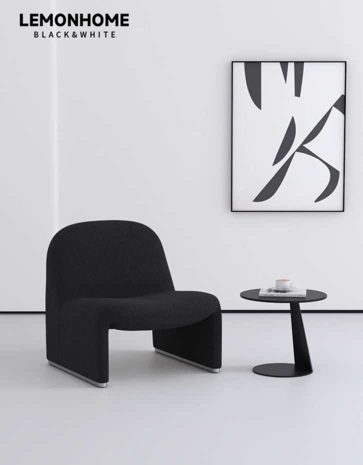 Fauteuil décontracté de style minimaliste italien