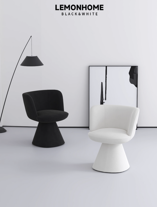 Fauteuil pivotant minimaliste et moderne