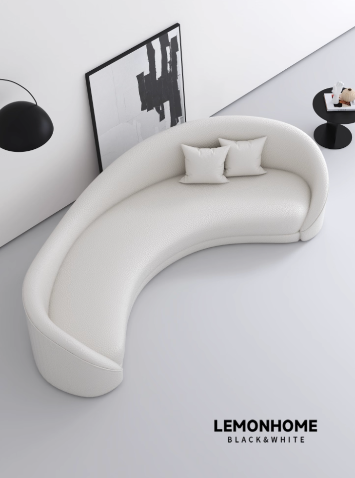 Canapé incurvé créatif