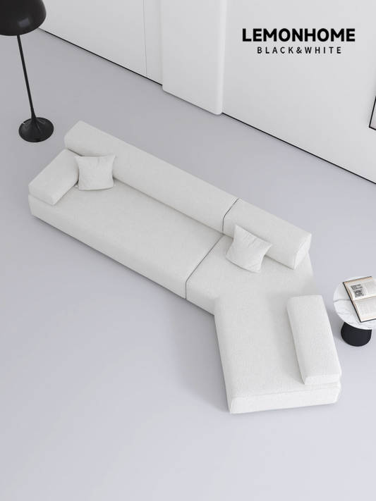 Canapé d'angle minimaliste