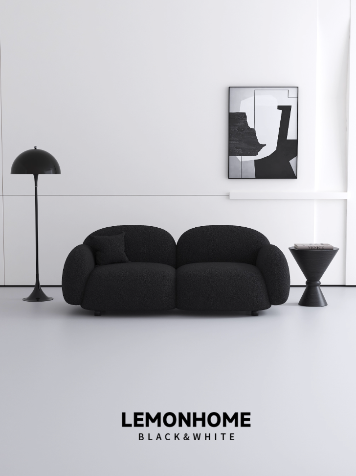 Canapé double en tissu de style nordique