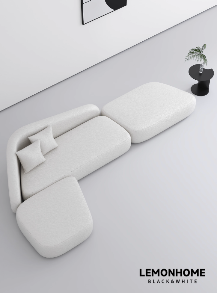 Canapé d'angle minimaliste