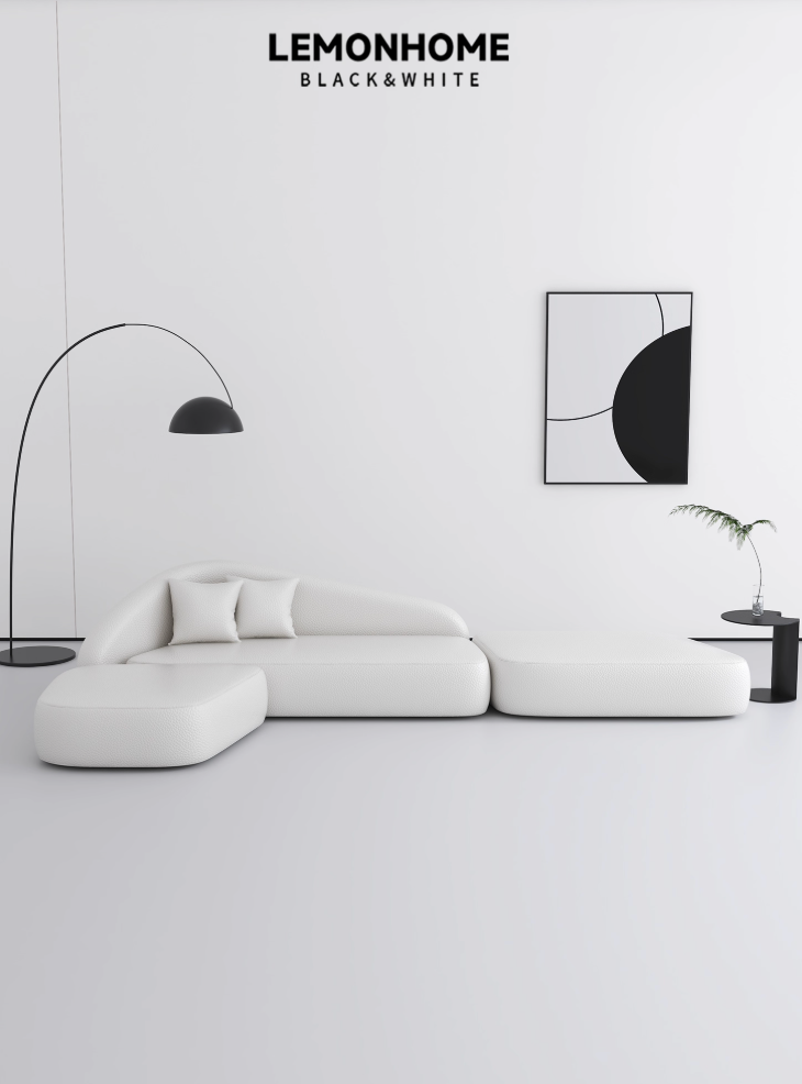 Canapé d'angle minimaliste