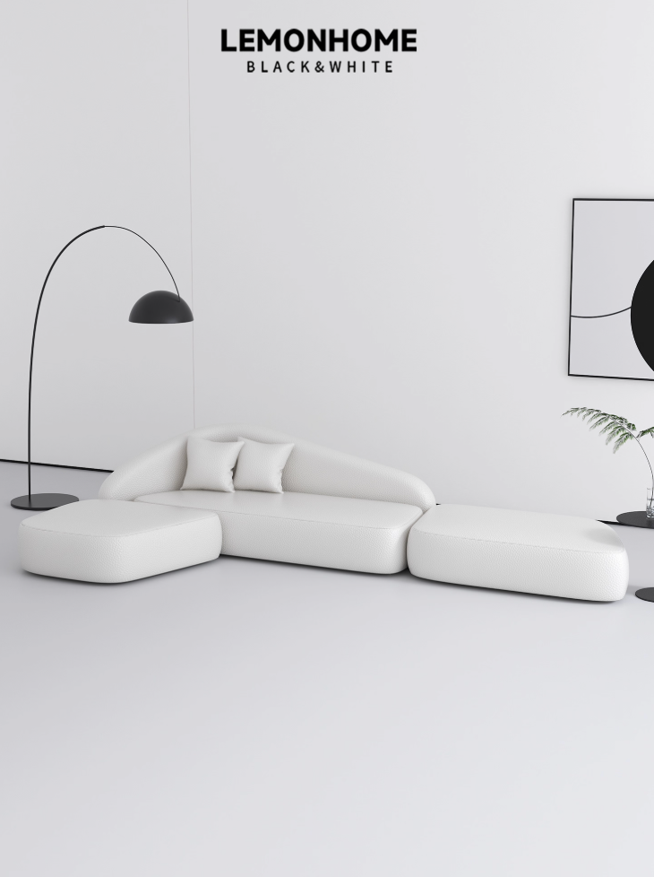 Canapé d'angle minimaliste