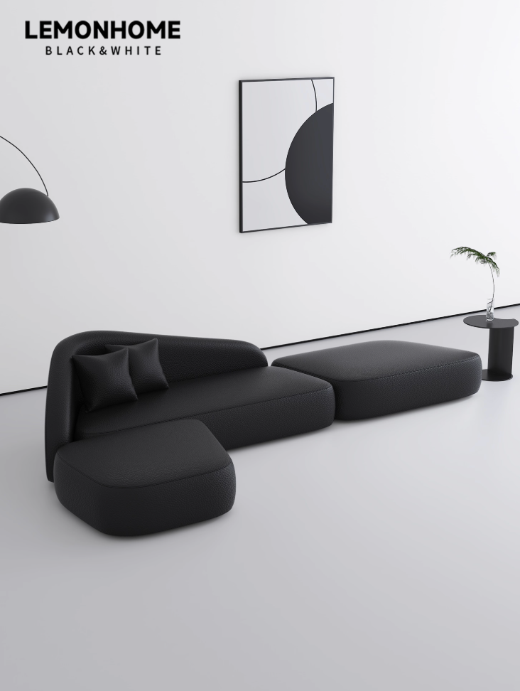 Canapé d'angle minimaliste