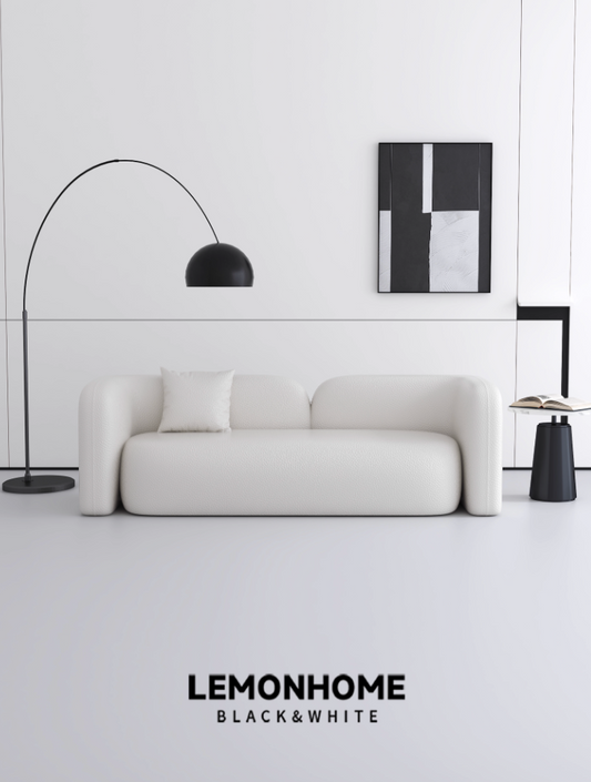 Canapé en tissu de style minimaliste nordique italien