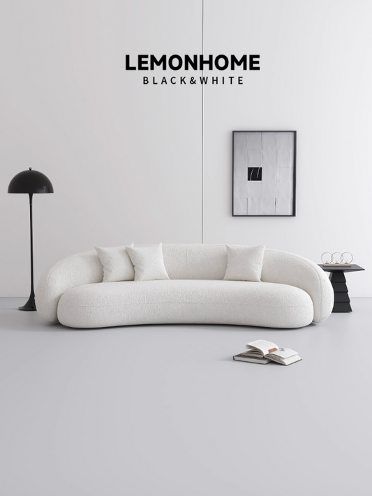 Canapé incurvé minimaliste italien