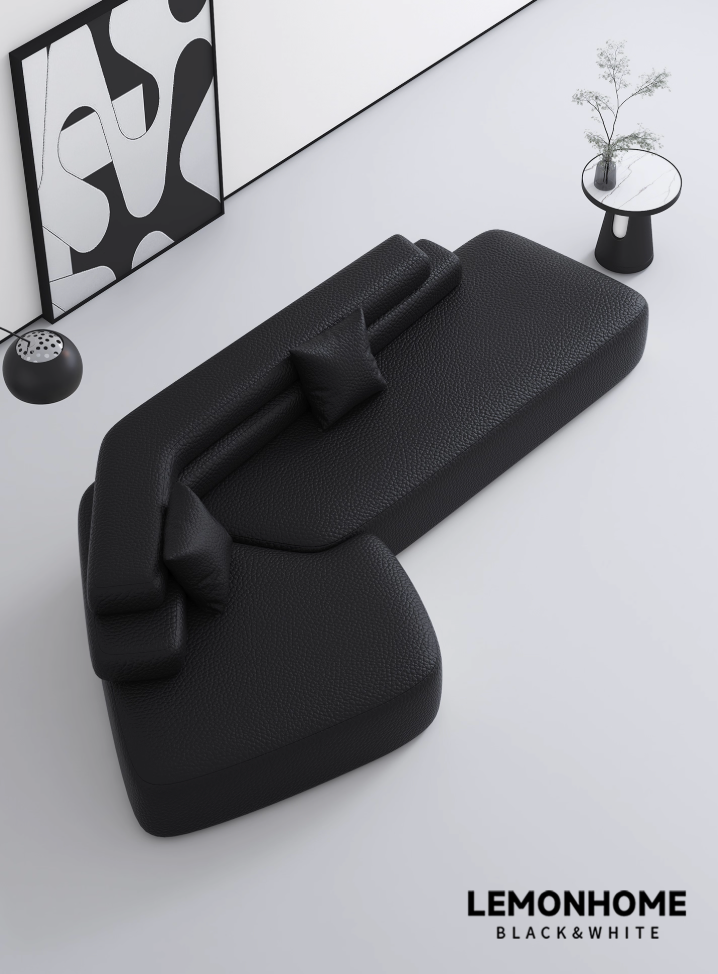 Canapé d'angle minimaliste italien