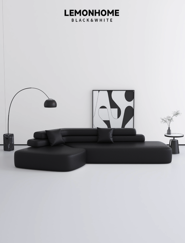 Canapé d'angle minimaliste italien