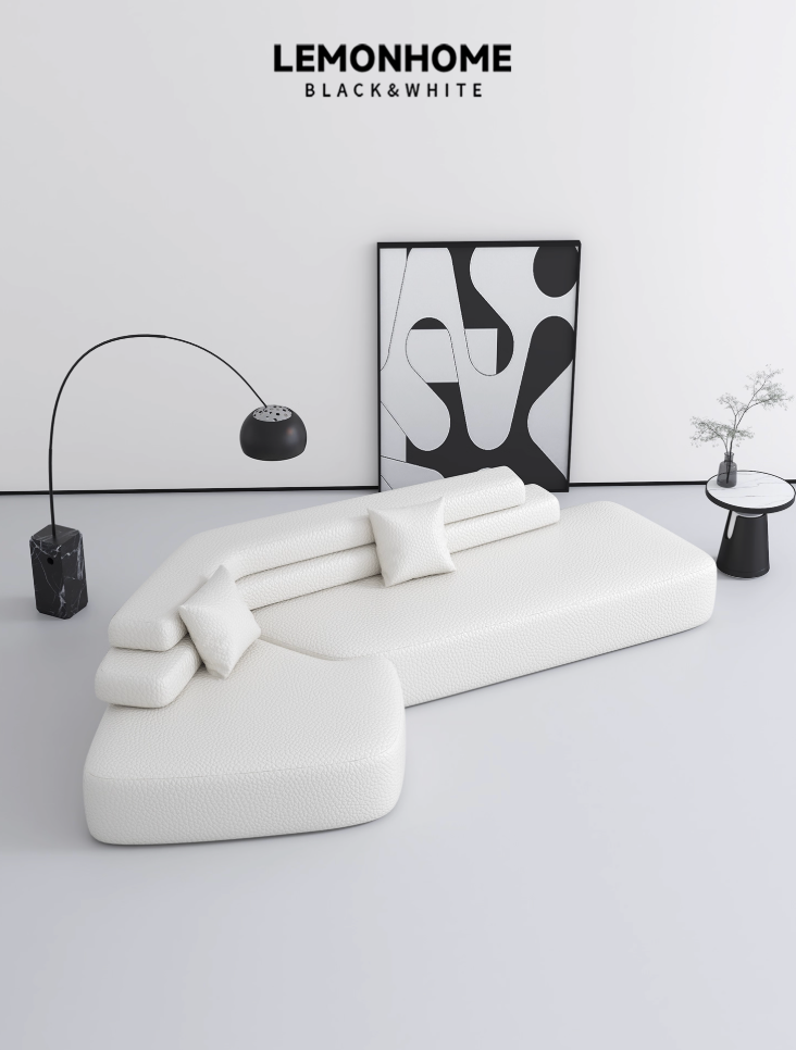 Canapé d'angle minimaliste italien