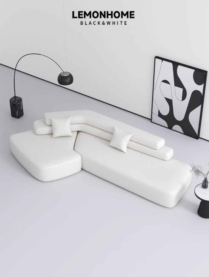 Canapé d'angle minimaliste italien