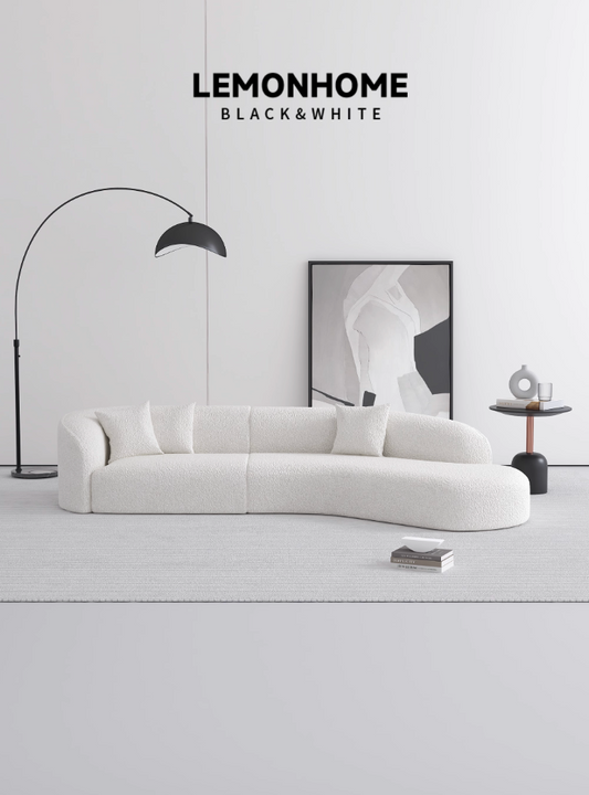 Canapé incurvé de style italien