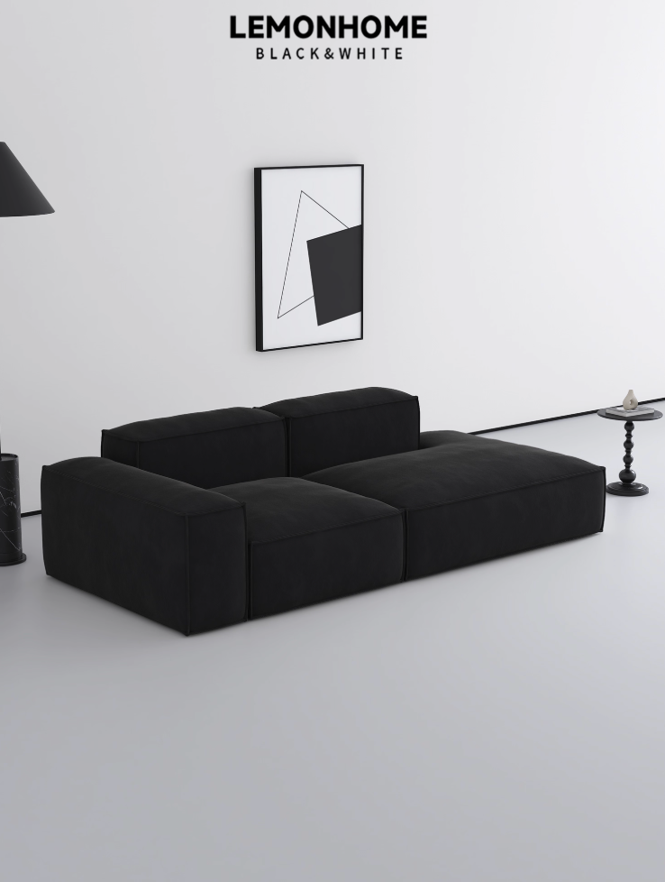 Canapé italien en blocs de tofu