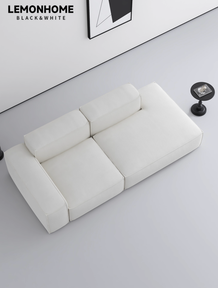 Canapé italien en blocs de tofu