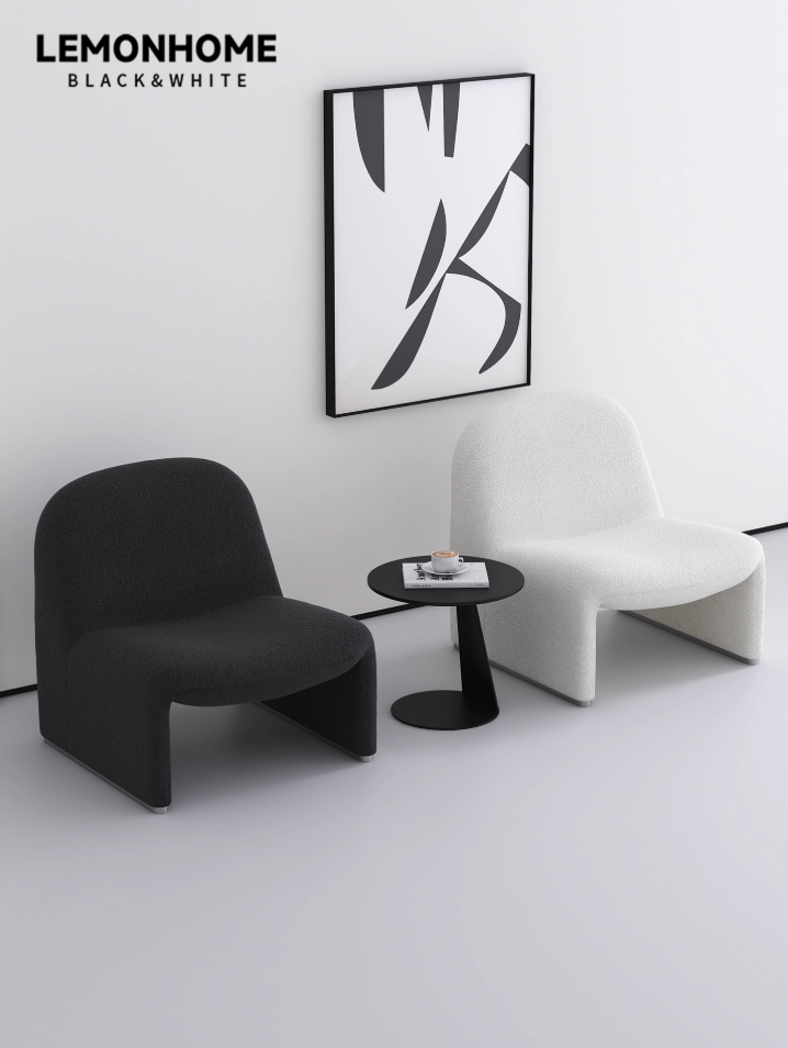 Fauteuil décontracté de style minimaliste italien