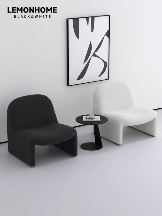 Fauteuil décontracté de style minimaliste italien