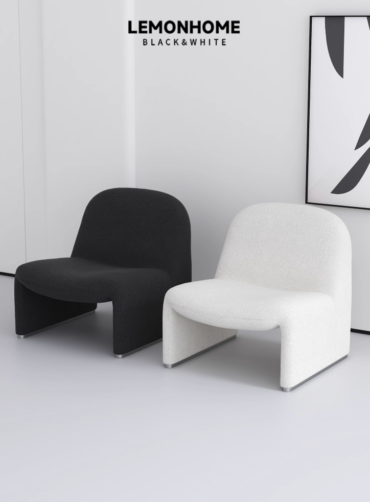 Fauteuil décontracté de style minimaliste italien