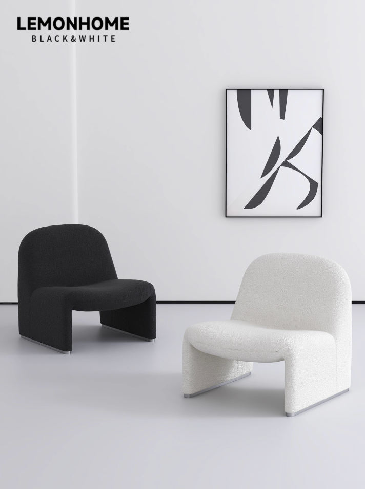 Fauteuil décontracté de style minimaliste italien