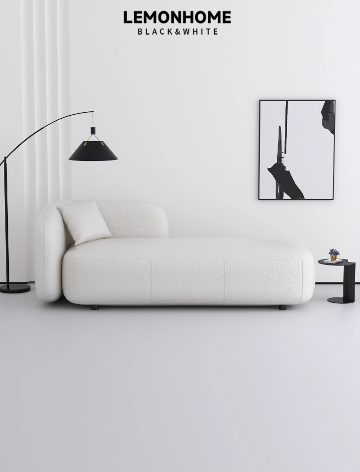 Canapé long de style minimaliste italien