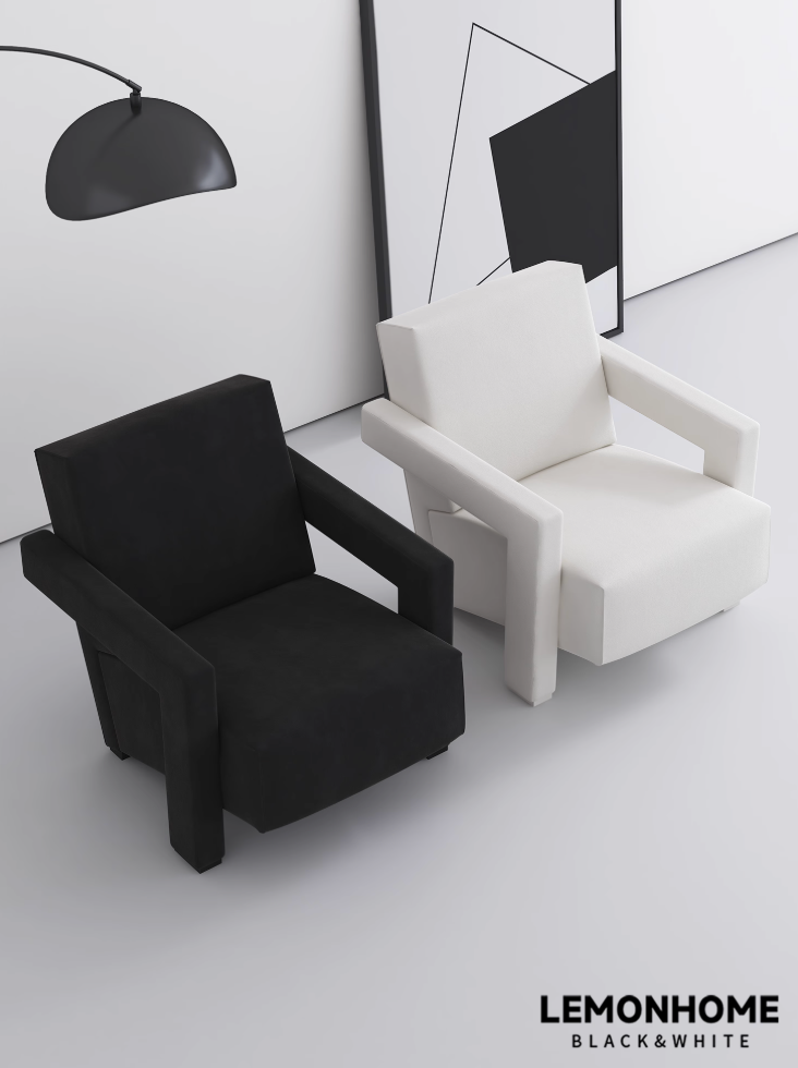 Fauteuil minimaliste italien décontracté