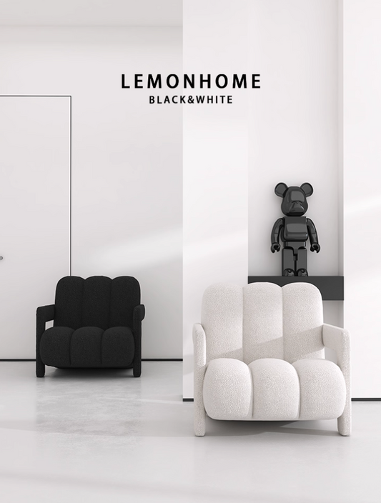 Fauteuil canapé minimaliste de style nordique