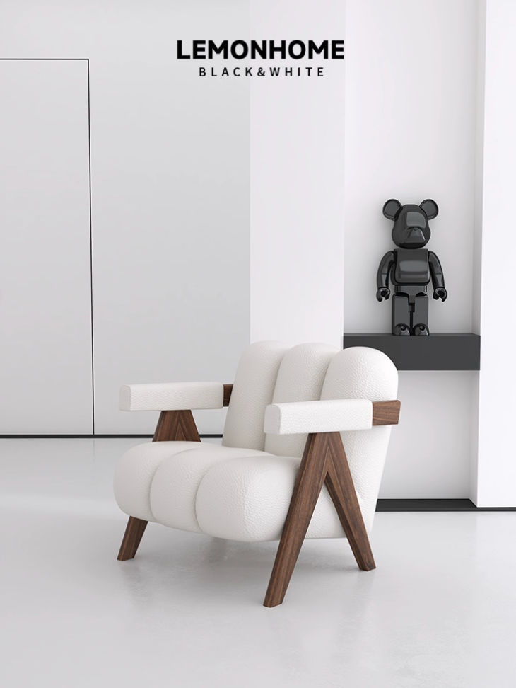 Fauteuil de style minimaliste