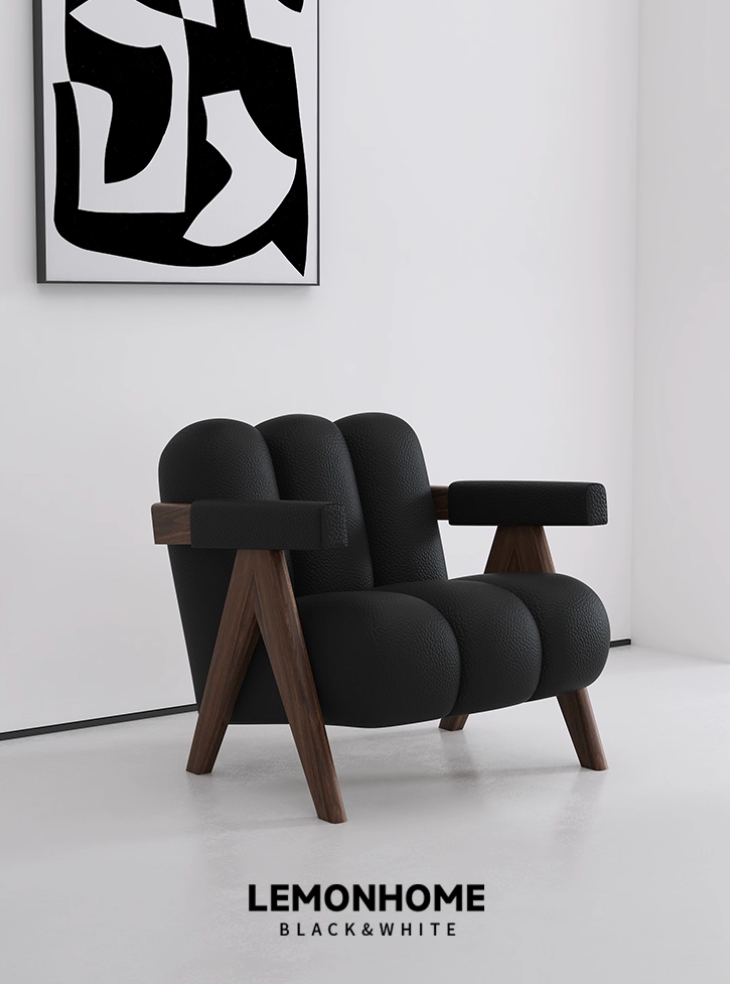 Fauteuil de style minimaliste
