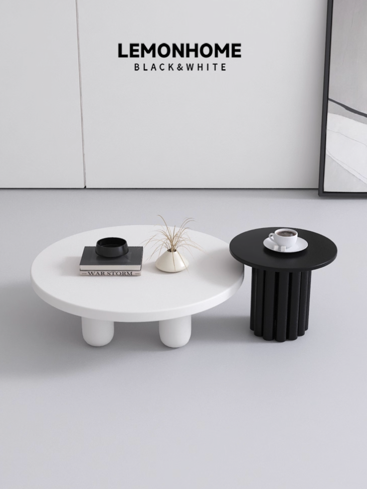 Table basse ronde minimaliste