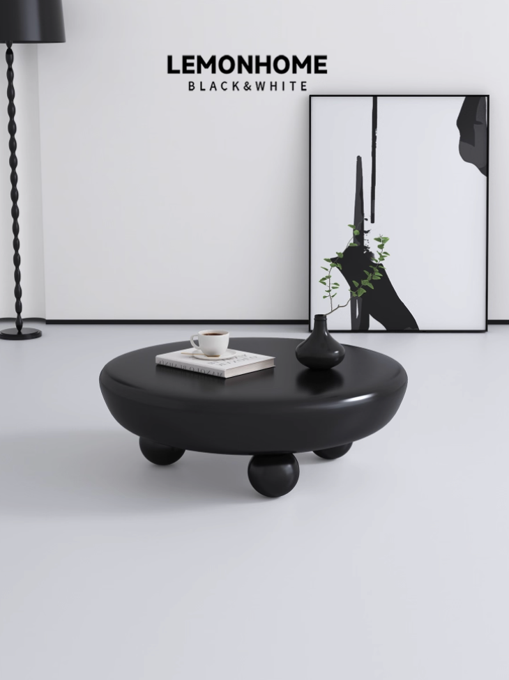 Table basse ronde minimaliste