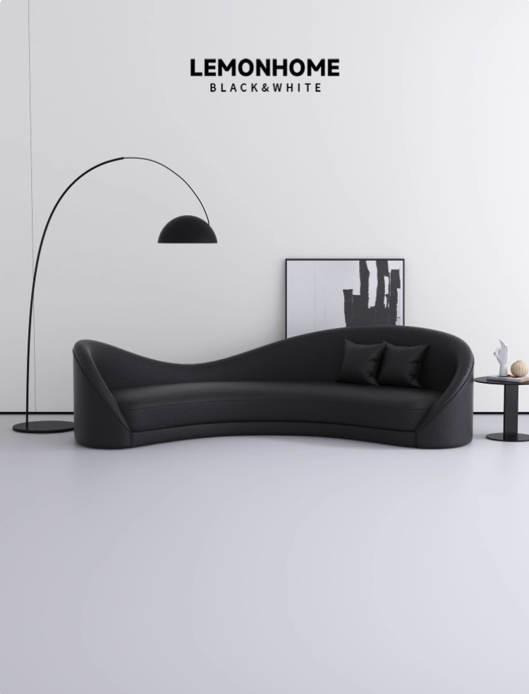 Canapé incurvé créatif