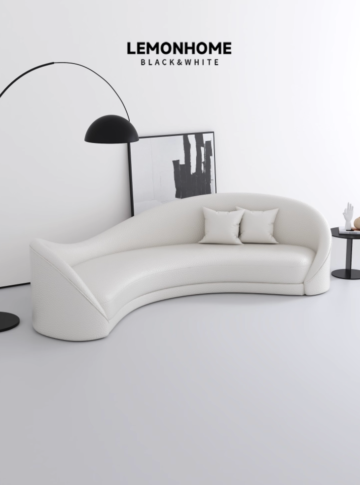 Canapé incurvé créatif