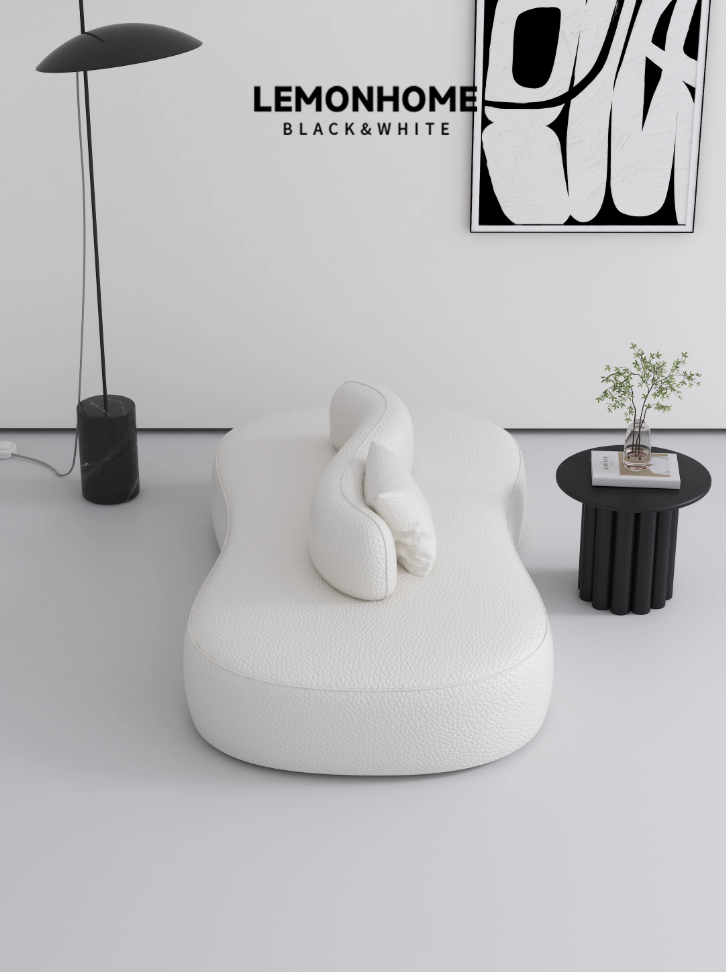 Canapé incurvé double face