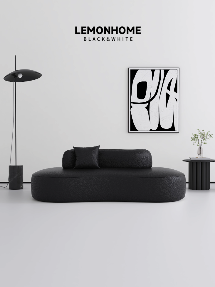 Canapé incurvé double face