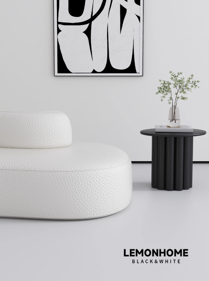 Canapé incurvé double face