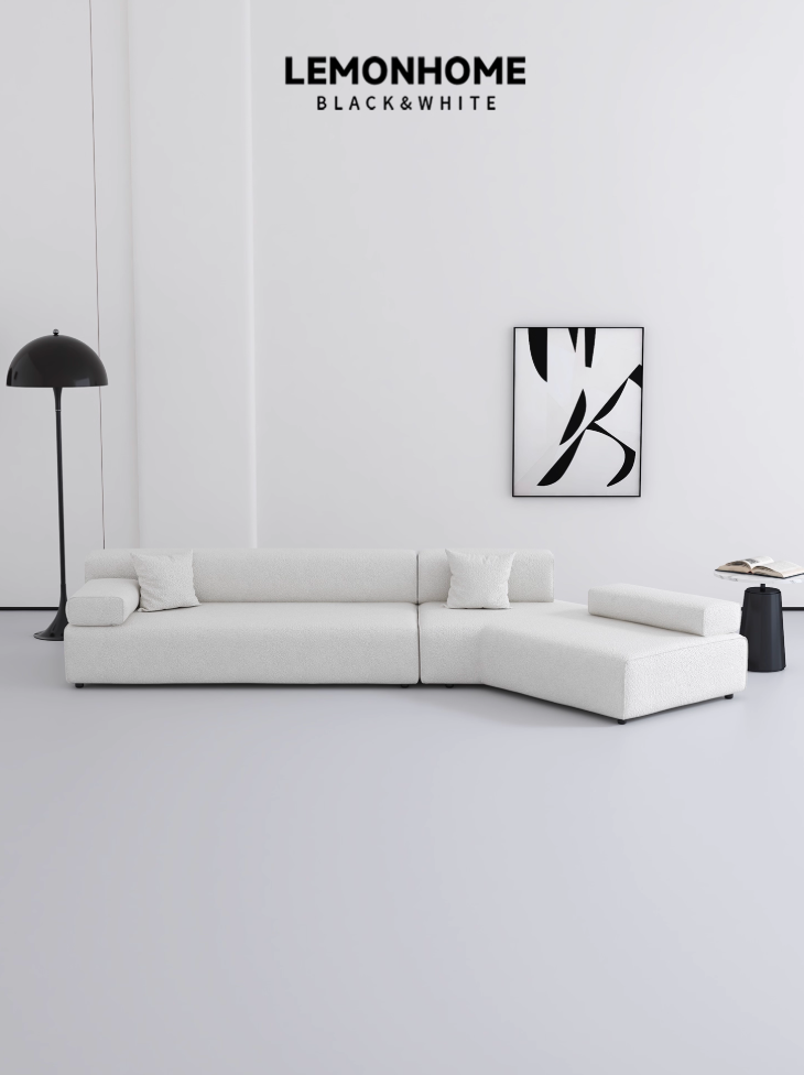 Canapé d'angle minimaliste