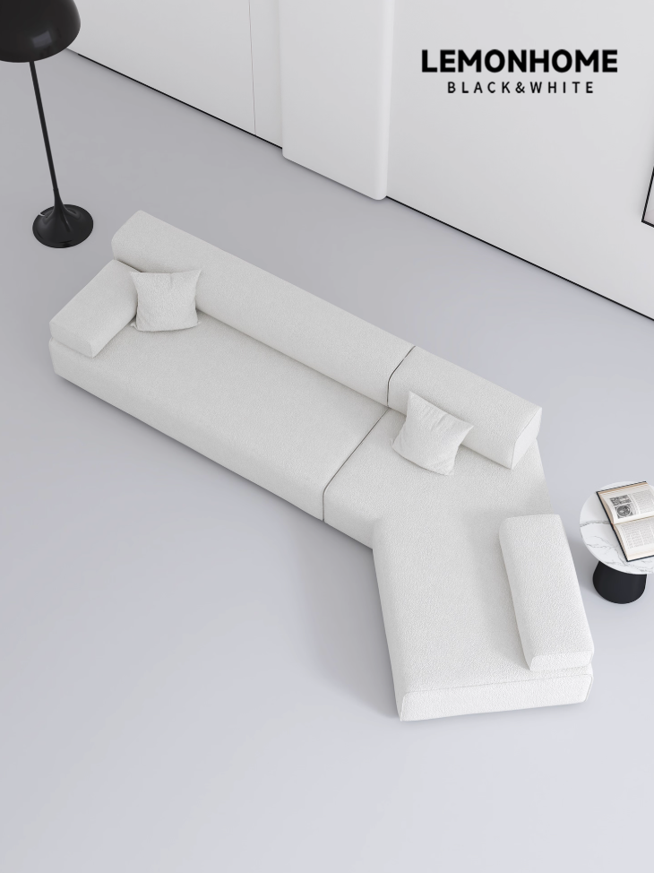 Canapé d'angle minimaliste