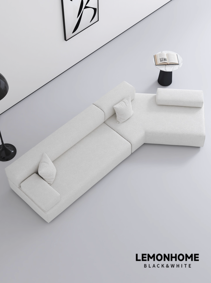 Canapé d'angle minimaliste