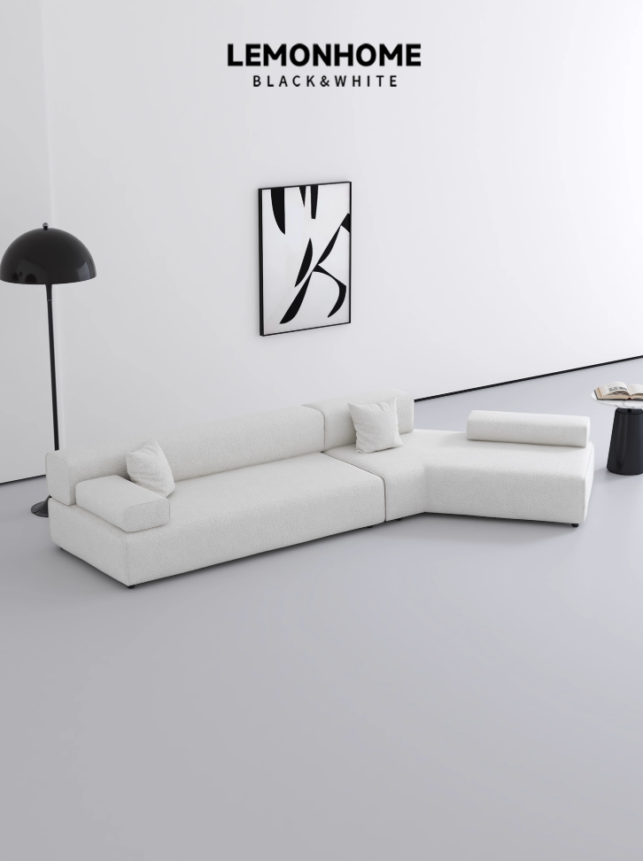 Canapé d'angle minimaliste