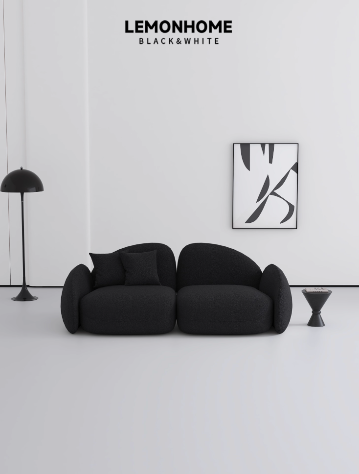 Canapé deux places en tissu