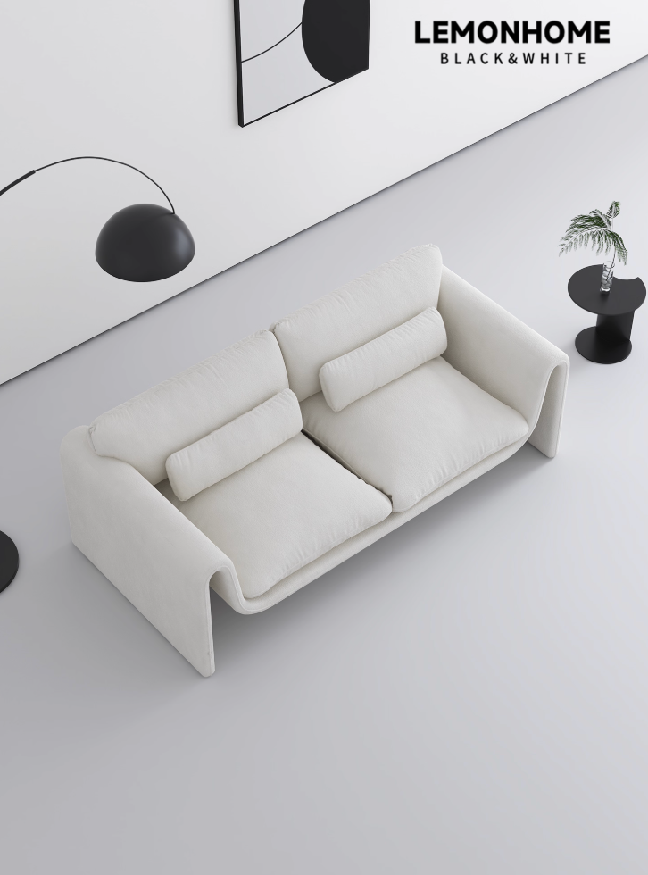 Canapé deux places de style minimaliste