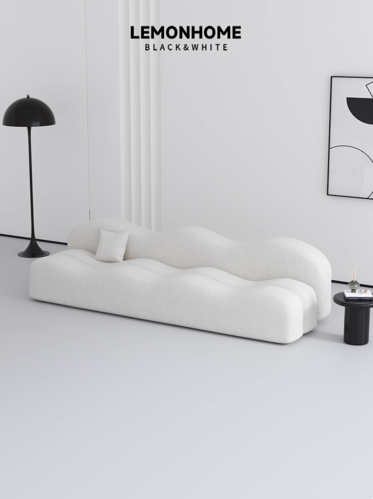 Canapé vertical incurvé