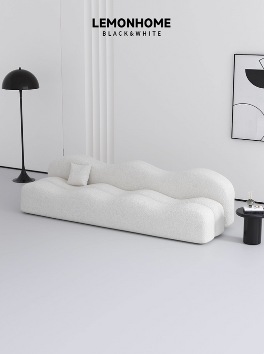 Canapé vertical incurvé