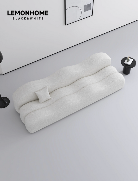 Canapé vertical incurvé