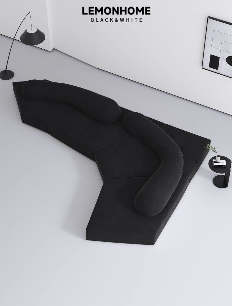 Combinaison moderne et minimaliste de canapé