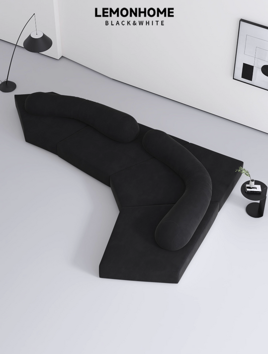 Combinaison moderne et minimaliste de canapé