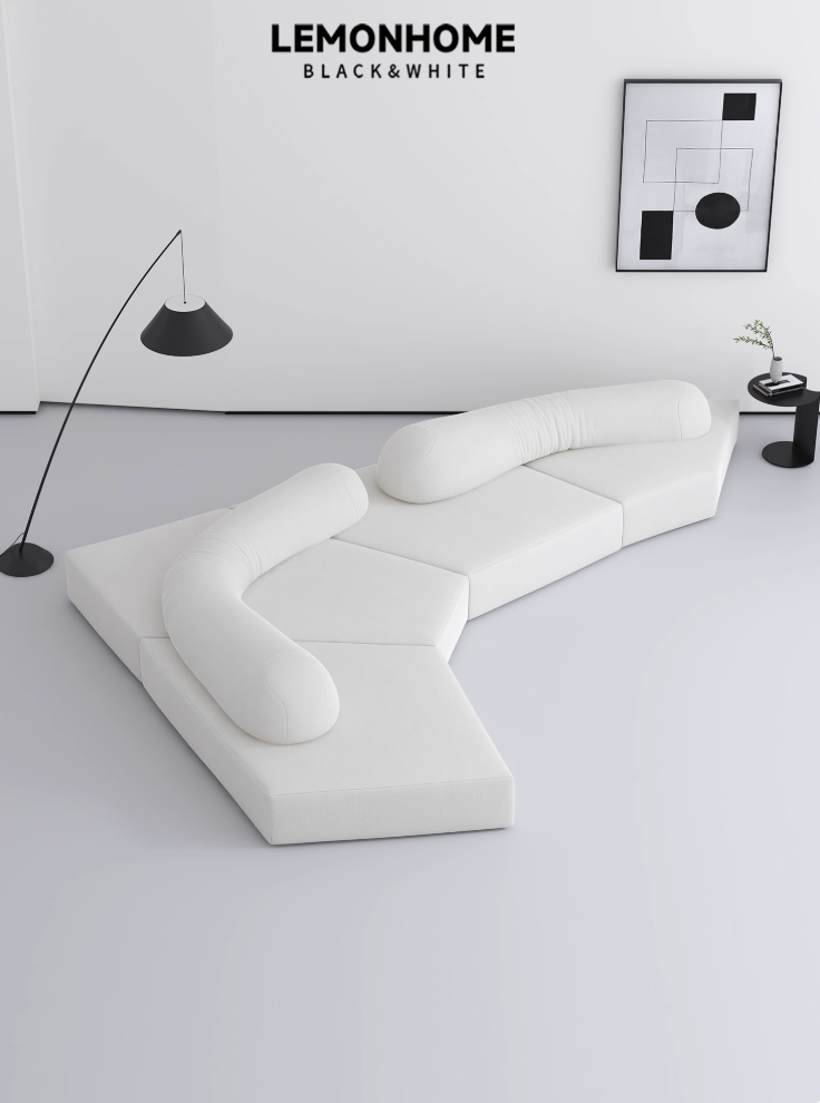 Combinaison moderne et minimaliste de canapé