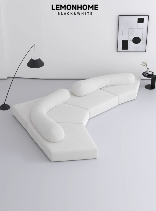 Combinaison moderne et minimaliste de canapé